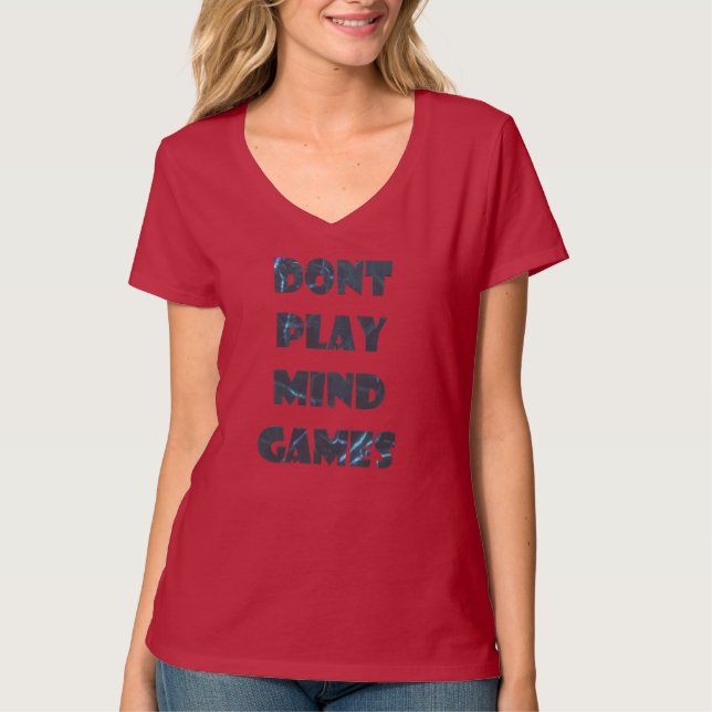 Zitate Text Ocean Style T-Shirt (Vorderseite)