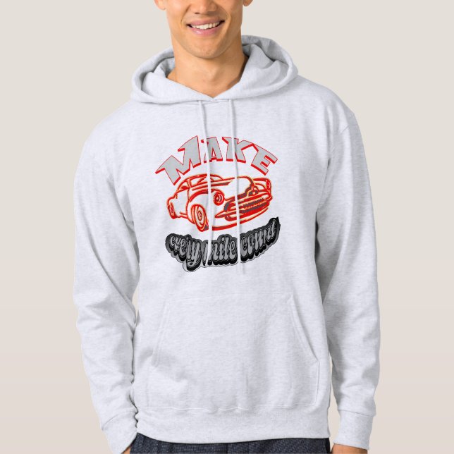 Zitate über Oldtimer Hoodie (Vorderseite)