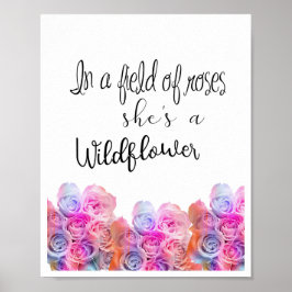 Zitate über starke Frauen Poster