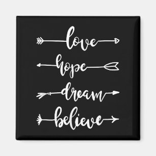 Zitate und Redewendungen Liebe Hoffnung Traum B Magnet