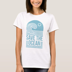 Zitate von Aktivisten zum Schutz des Ozeans Ästhet T-Shirt