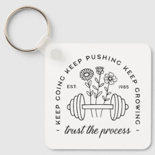 Zitate von Gym Girl ästhetische gesunde Lebensweis Schlüsselanhänger