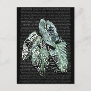 Zitate von inspirierenden Motivierend LIFE Postkarte