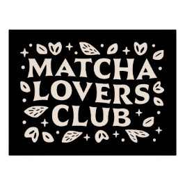 Zitate von Matcha Lover Poster