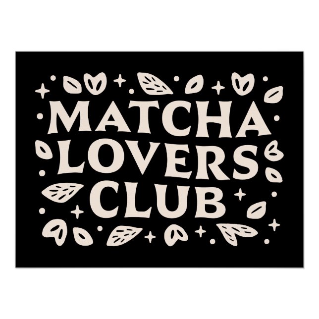 Zitate von Matcha Lover Poster (Vorderseite)