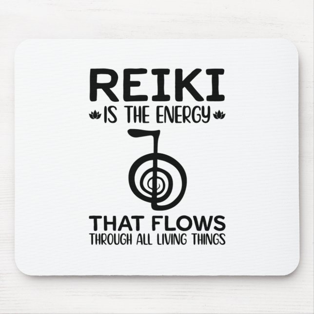 Zitate von Reiki Therapeuten | Reiki Master Healin Mousepad (Vorne)