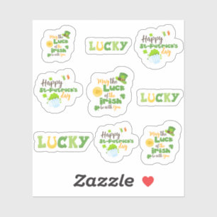 Zitate zum St. Patrick's Day Aufkleber