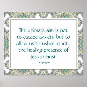 Zitate zur Christlichen Angststörung auf Inspirati Poster