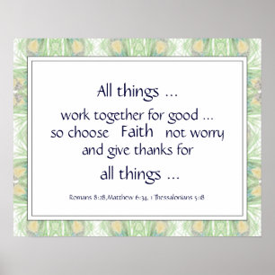 Zitate zur Förderung der grünen Bibel Poster