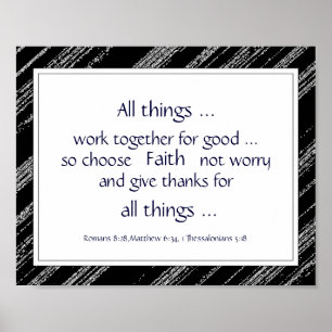 Zitate zur Förderung von schwarzen grauen Bibelbib Poster