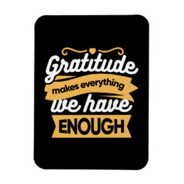 Zitate zur InspirationsDankbarkeit Magnet