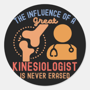 Zitate zur Kinesiologie, Hauptfach Kinesiologie2 Runder Aufkleber