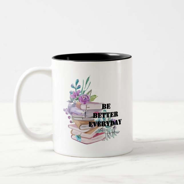 Zitate Zweifarbige Tasse (Links)