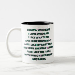 Zitate Zweifarbige Tasse
