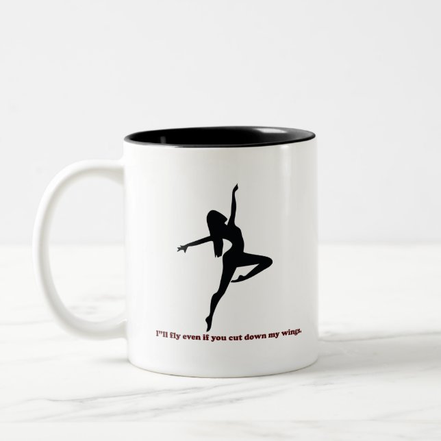 Zitate Zweifarbige Tasse (Links)