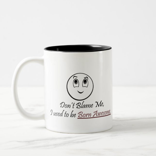 Zitate Zweifarbige Tasse (Links)