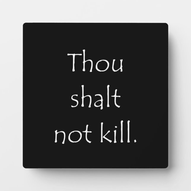 Zitatexodus 20 13 fotoplatte (Vorderseite)