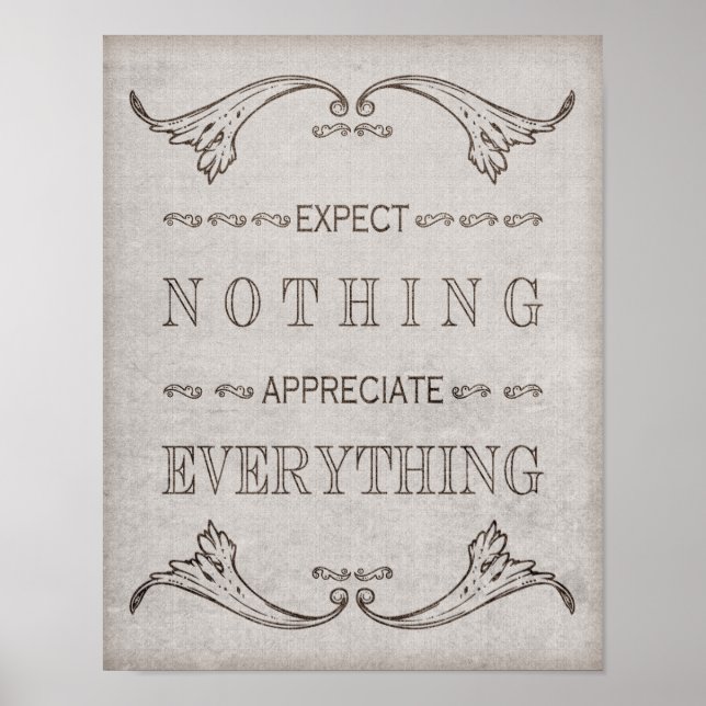 Zitatposter mit Inspiration Poster (Vorne)