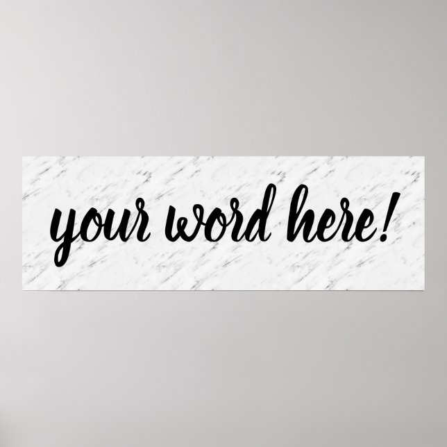 Zitatwort des Jahres Poster (Vorne)