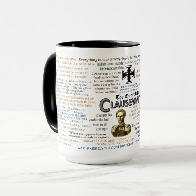 Zitierfähige Clausewitz Tasse (Vorderseite Links)