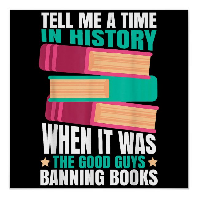 Zitierte verbotene Bücher  Poster (Vorderseite)