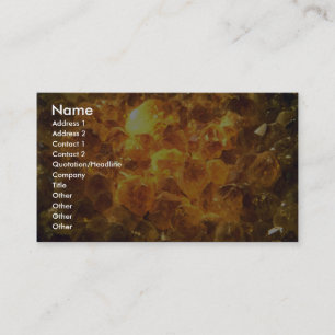 Zitrinmasse Visitenkarte