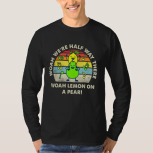 Zitrone auf einem Birnenlemon auf einem Birnengrip T-Shirt