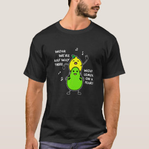 Zitrone auf einer Birne Foodie Lyrik T-Shirt