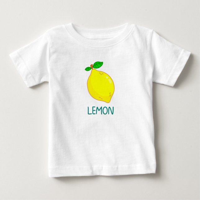 Zitrone Baby T-shirt (Vorderseite)