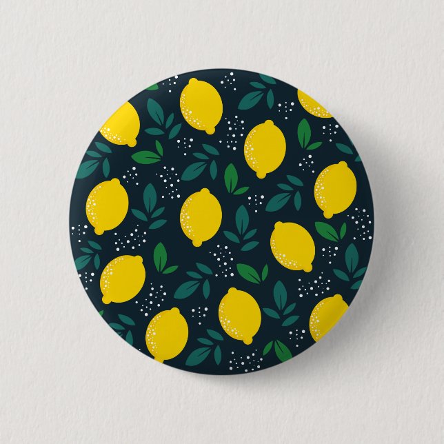 Zitrone Button (Vorderseite)