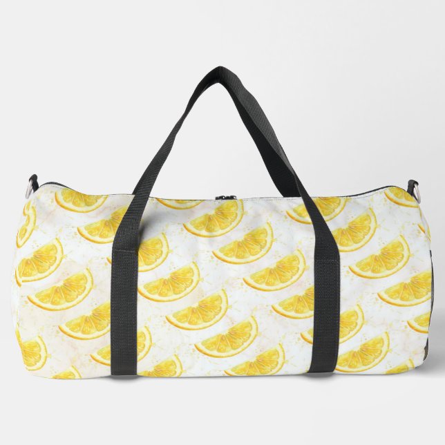 Zitrone Duffle Bag (Vorderseite)