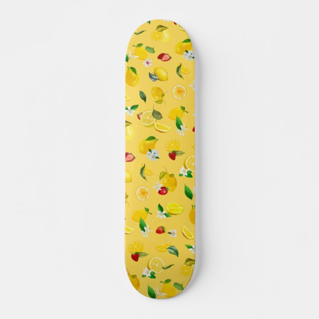 Zitrone & Erdbeere 3 Skateboard (Vorne)