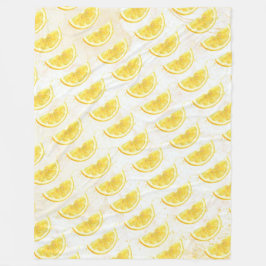 Zitrone Fleecedecke