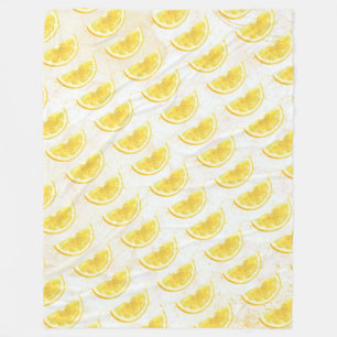 Zitrone Fleecedecke