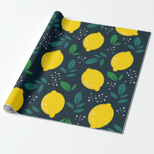 Zitrone Geschenkpapier