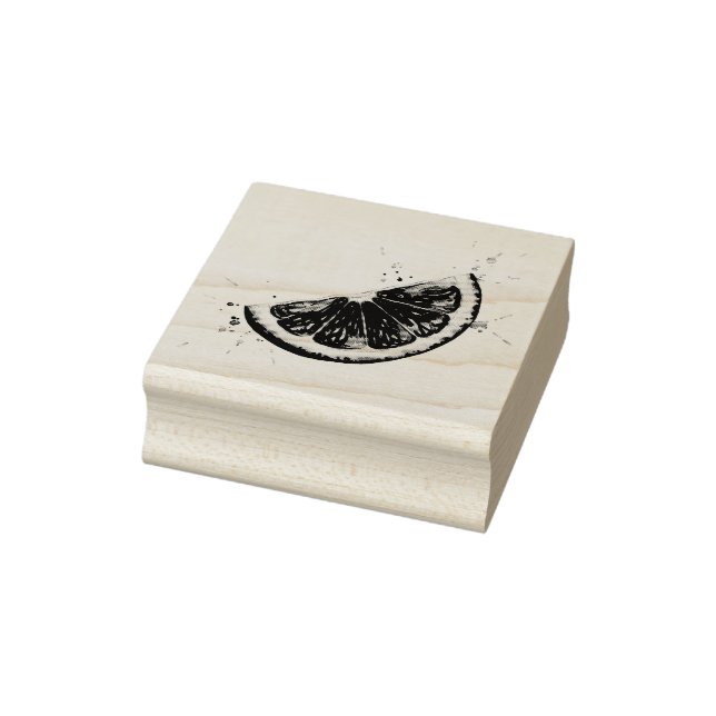 Zitrone Gummistempel (Stempel)