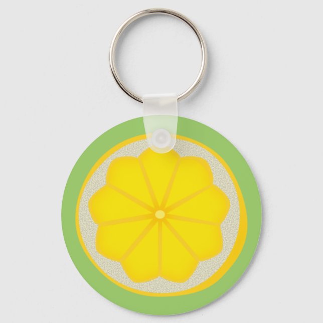 Zitrone lemon schlüsselanhänger (Vorderseite)