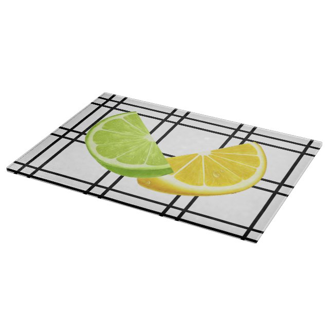 Zitrone & Limette Schneidebrett (Ecke)