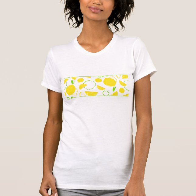 Zitrone Limones Retro T-Shirt (Vorderseite)