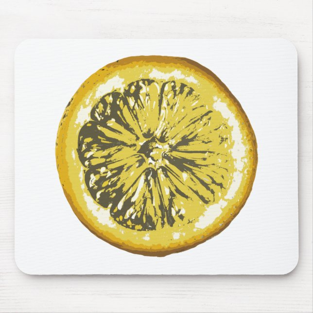 Zitrone Mousepad (Vorne)
