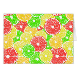 Zitrone, Orange, Grapefruit und Limone Scheiben