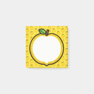 Zitrone Post-it Klebezettel
