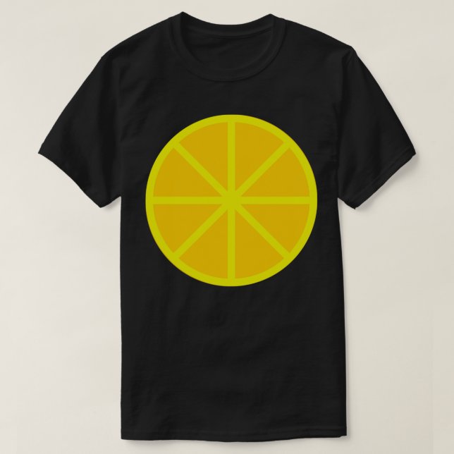Zitrone Scheibe T-Shirt (Design vorne)