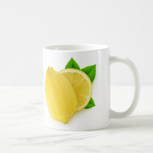 Zitrone schneiden tasse