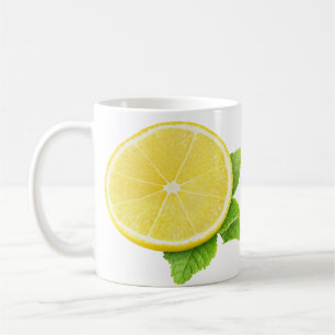Zitrone und Minze Kaffeetasse