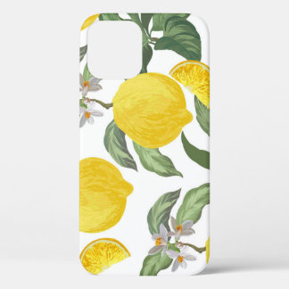Zitrone: Vintage tropische Früchte Case-Mate iPhone Hülle