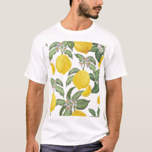 Zitrone: Vintage tropische Früchte T-Shirt