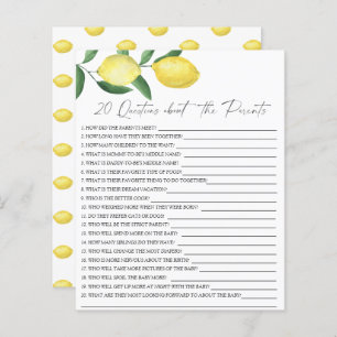 Zitronen - 20 Fragen zu den Eltern