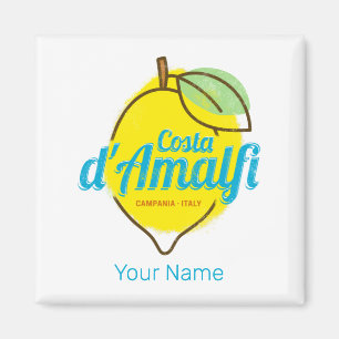 Zitronen Amalfi-Küste Italien Vintage Costa d'Amal Magnet