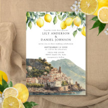 Zitronen an der Amalfiküste Italienische Hochzeit